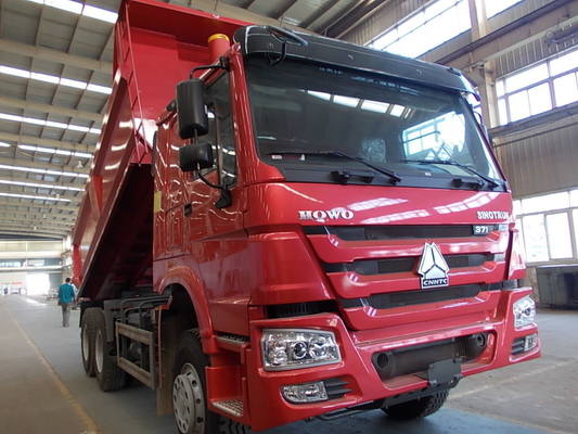 Roue motrice 6×4 lourde Sinotruk HOWO Camions à décharges Détournement avec certification ISO pneumatique