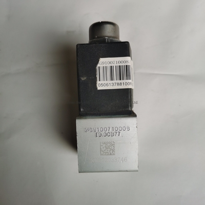 Wg9100710008 numéro de pièce 100% testé standard Sinotruk HOWO soupape magnétique double prise