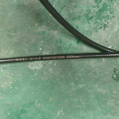 Sinotruk HOWO câble d'accélérateur de camion Wg9725570200 avec poids brut du colis 3,340 kg