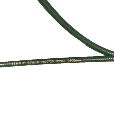 Applicable au camion HOWO câble d'accélérateur Wg9725570200 2,2 m de long pour système de conduite sur roues