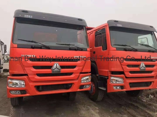 Capacité de charge de 21 à 30 tonnes utilisée HOWO Camion à conteneurs lourds Style de levage avant 371HP 375HP