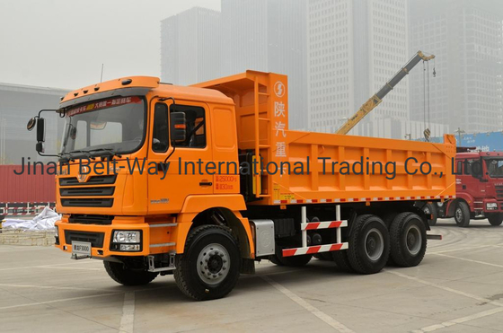 Les paiements sécurisés utilisés Shacman F2000 F3000 M3000 6X4 340HP 380HP 420HP 40 tonnes camion de décharge