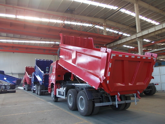 Roue motrice 6×4 lourde Sinotruk HOWO Camions à décharges Détournement avec certification ISO pneumatique