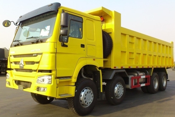 Certifié ISO 12 roues LHD Sinotruk HOWO 8X4 RC camionneur à bascule 60 tonnes