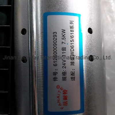 Moteur de démarrage 612600090293 pour les pièces du système de conduite de Sinotruk HOWO