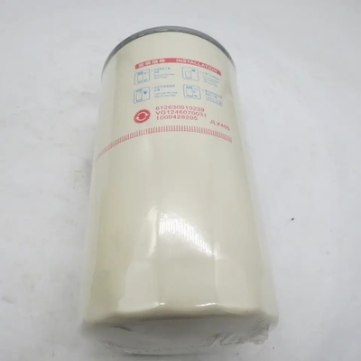 Élément de filtre à huile moteur Vg1246070031 pour moteur standard des pièces de camion HOWO A7