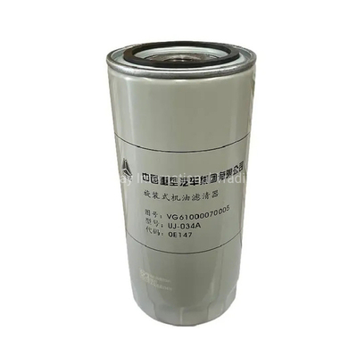 Sinotruk HOWO Pièces détachées de camions Weichai Filtre à huile Vg61000070005
